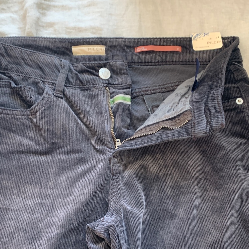 Pilcro womens Charcoal Corduroy Pants